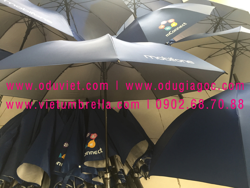 xưởng sản xuất ô dù cầm tay in logo quảng cáo